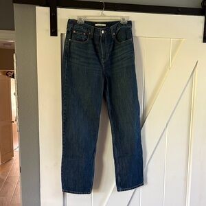 Levi's Dark Blue Straight Jeans